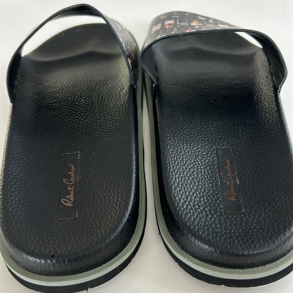 Robert Graham SHIRAZ Wine Bottle Slide Sandals Slip On Size 12 - Picture 5 of 16